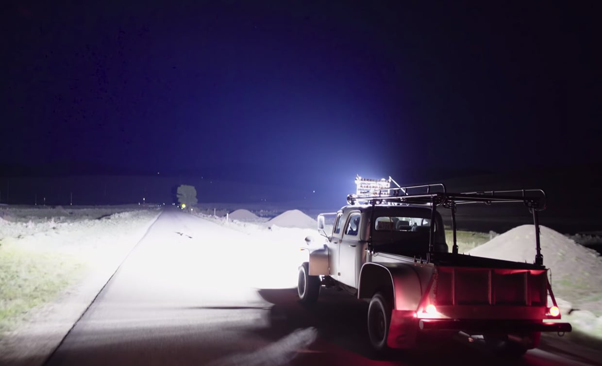 The World’s Brightest Truck Lights up the Night
