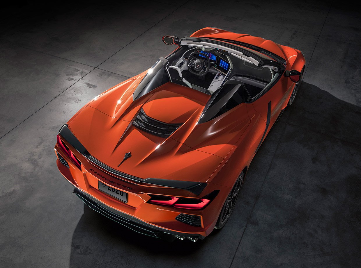 2020 Chevy Corvette Convertible Seamlessly Drops Its Top