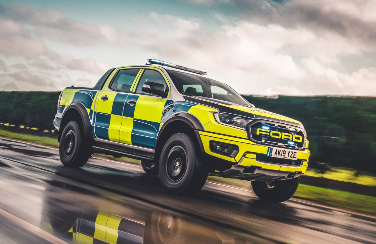 This Ford Ranger Raptor Police Truck Is Almost Worth Getting Pulled Over for