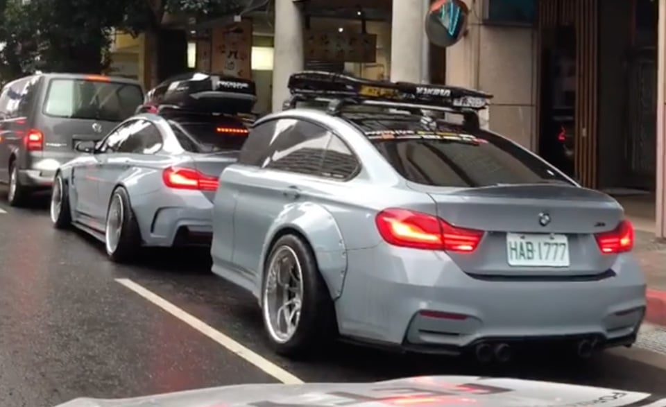 This BMW Gran Coupe Has a Matching Twin Trailer