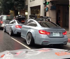 This BMW Gran Coupe Has a Matching Twin Trailer