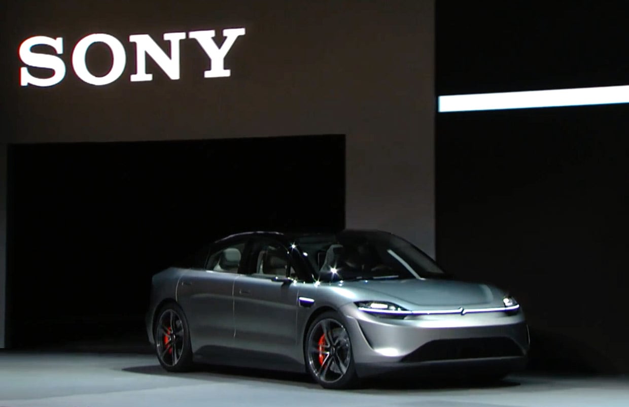 Sony Vision-S Concept Car Makes Surprise Debut at CES