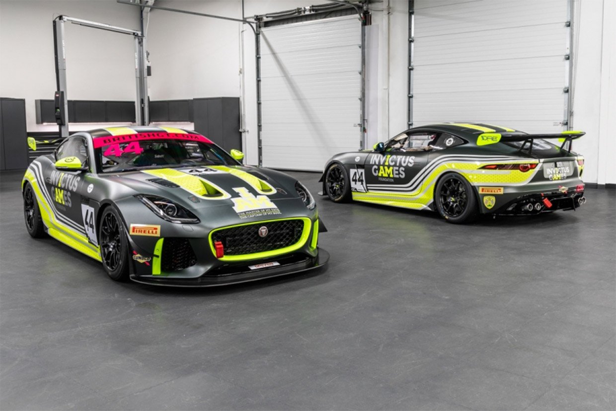 A Duo of Jaguar F-TYPE SVR GT4 Race Cars Up for Sale