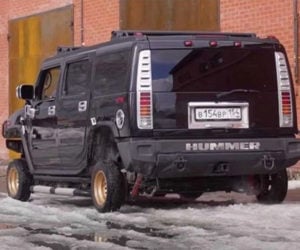 Putting 13-inch Rims on a Hummer H2 Looks as Stupid as It Sounds