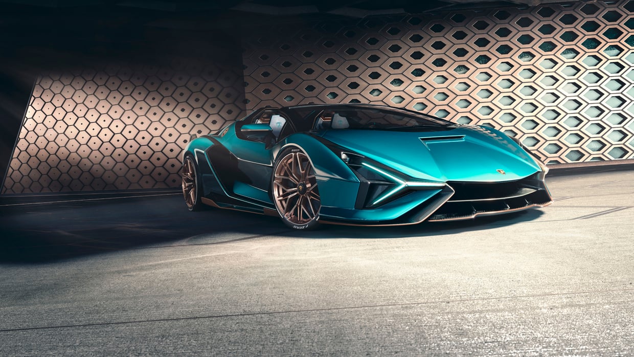 Lamborghini Sián Roadster Drops the Top and Keeps the V12