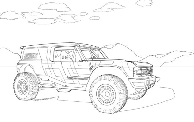 Get Your Colored Pencils Out for the New Ford Bronco