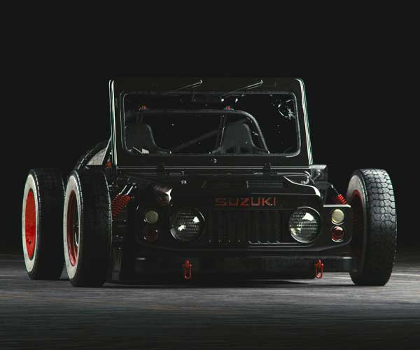 This 1977 Suzuki Jimny Rat Rod Concept Is One Wild Ride