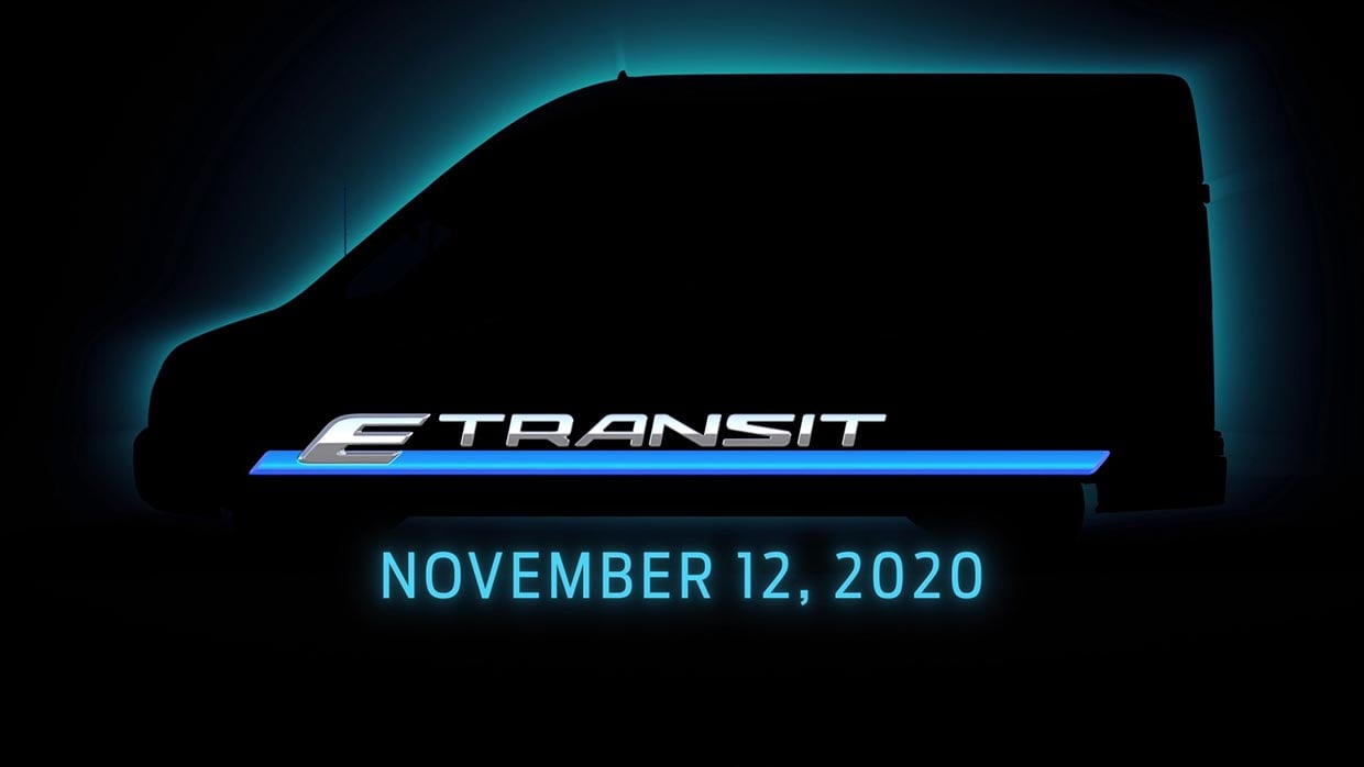 Ford ETransit Electric Van Announcement Coming on November 12