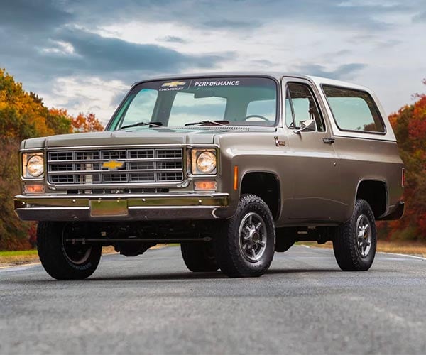 Chevrolet Shows Blazer-E with an Electric Crate Motor and Battery