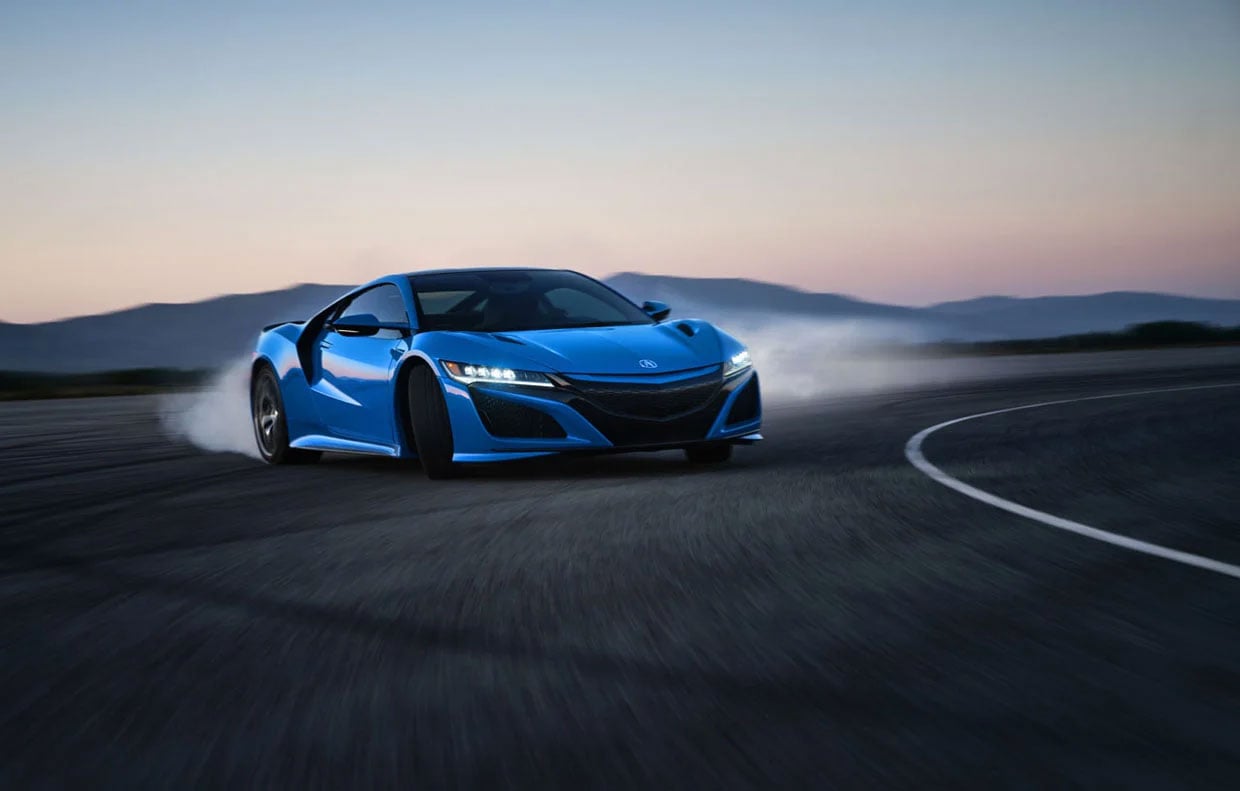 The 2021 Acura NSX Looks Fantastic in Long Beach Blue Pearl