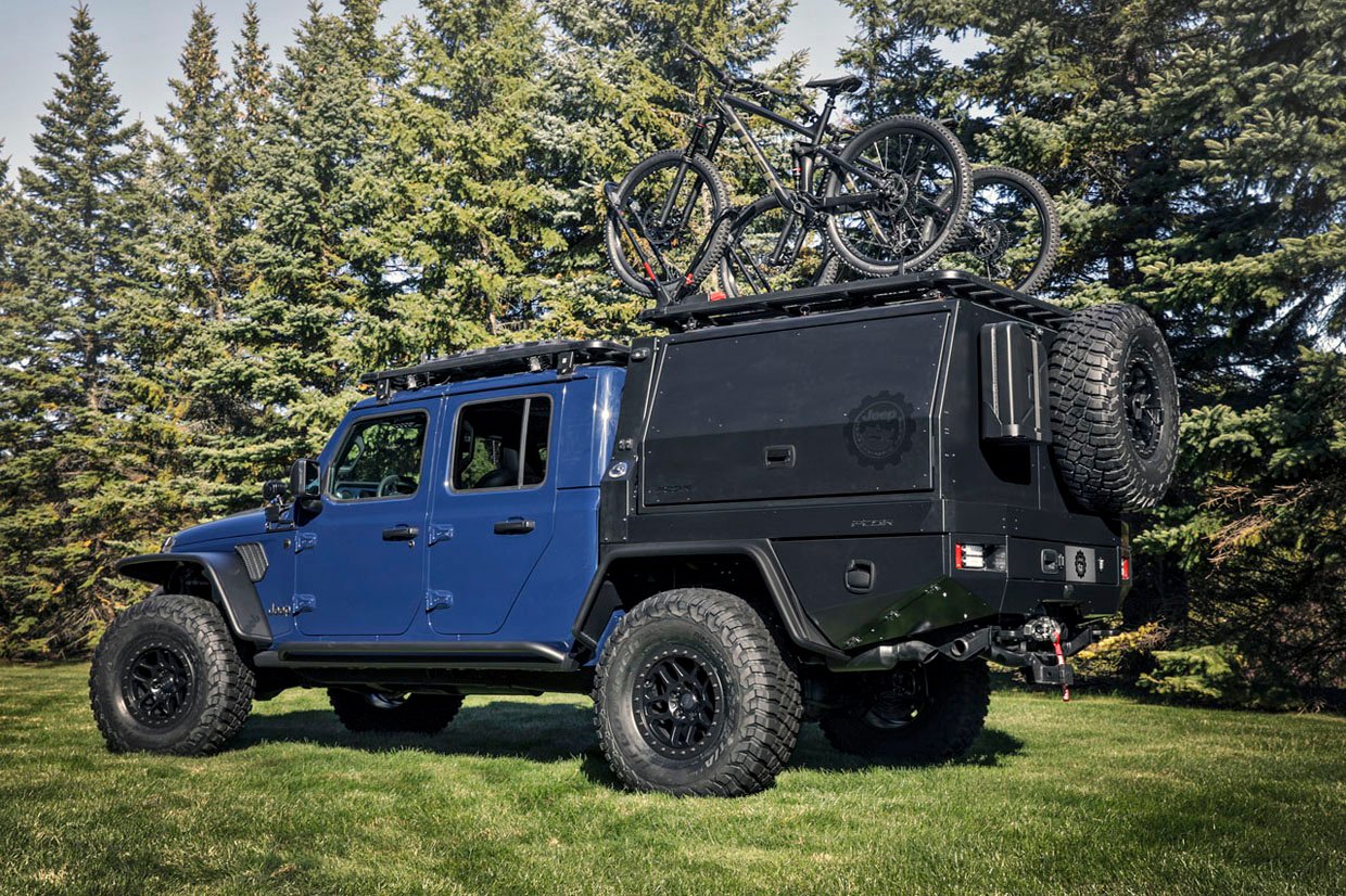 Jeep Gladiator Top Dog Concept Takes Mountain Bikers Anywhere