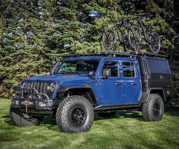 Jeep Gladiator Top Dog Concept Takes Mountain Bikers Anywhere