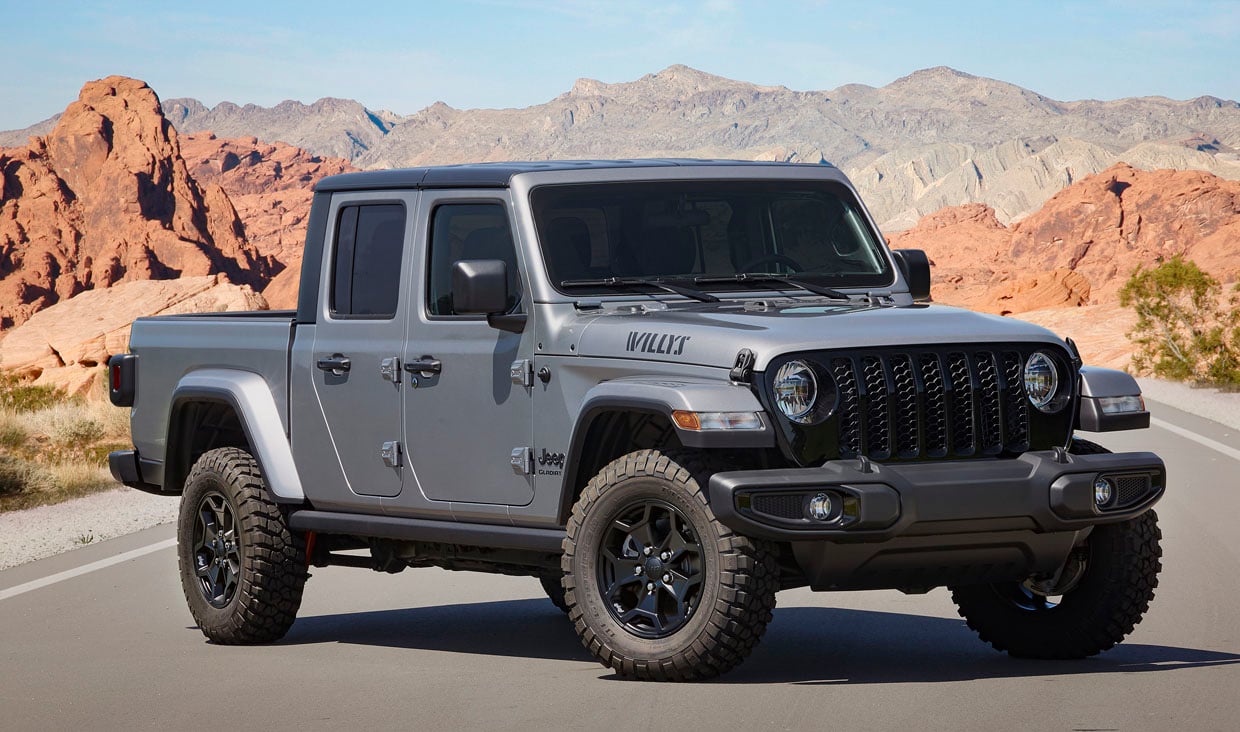 Jeep Gladiator Willys Trim Bows for 2021