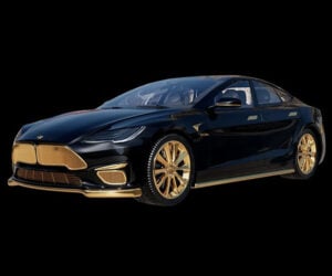 Tesla Model Excellence 24K is Hideously Expensive
