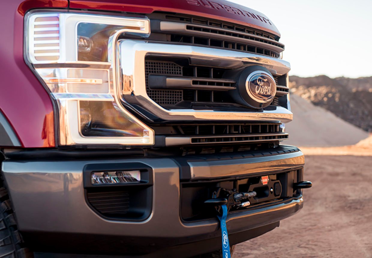 Ford Performance Parts Warn Winch Available for All 2020+ Super Duty Trucks