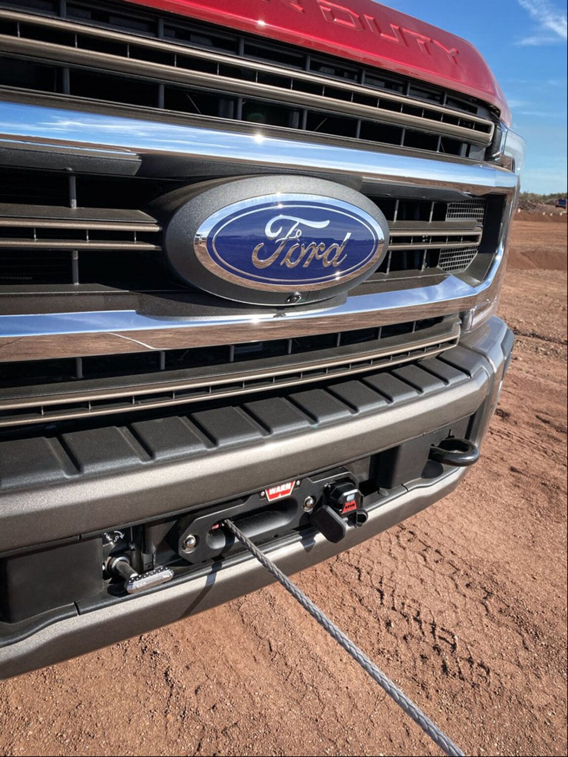 Ford Performance Parts Warn Winch Available for All 2020+ Super Duty Trucks