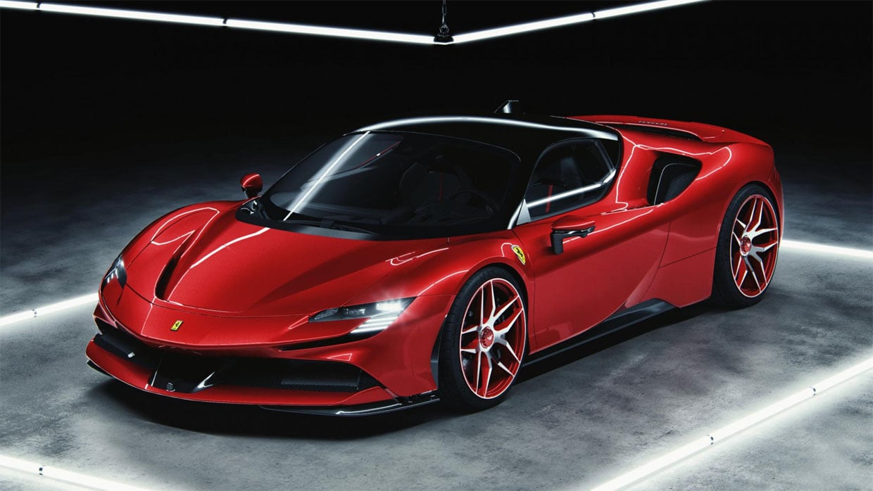 German Tuning Firm Gives the Ferrari SF90 Even More Power and Style