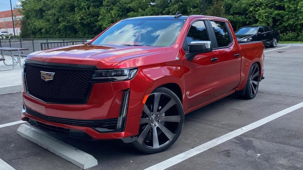 Custom Chevy Silverado Is Now an Escalade Pickup Truck