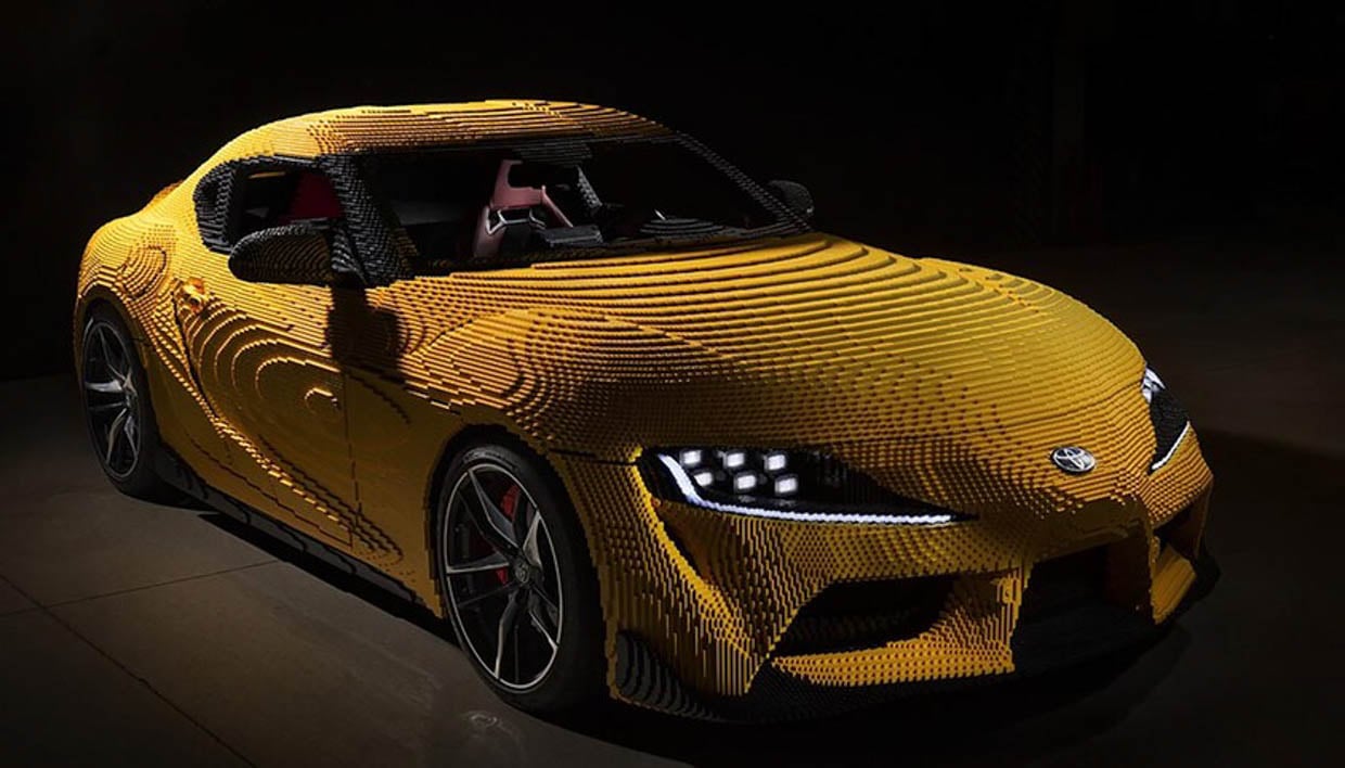 Life-size LEGO Toyota GR Supra Has Almost 500,000 Bricks