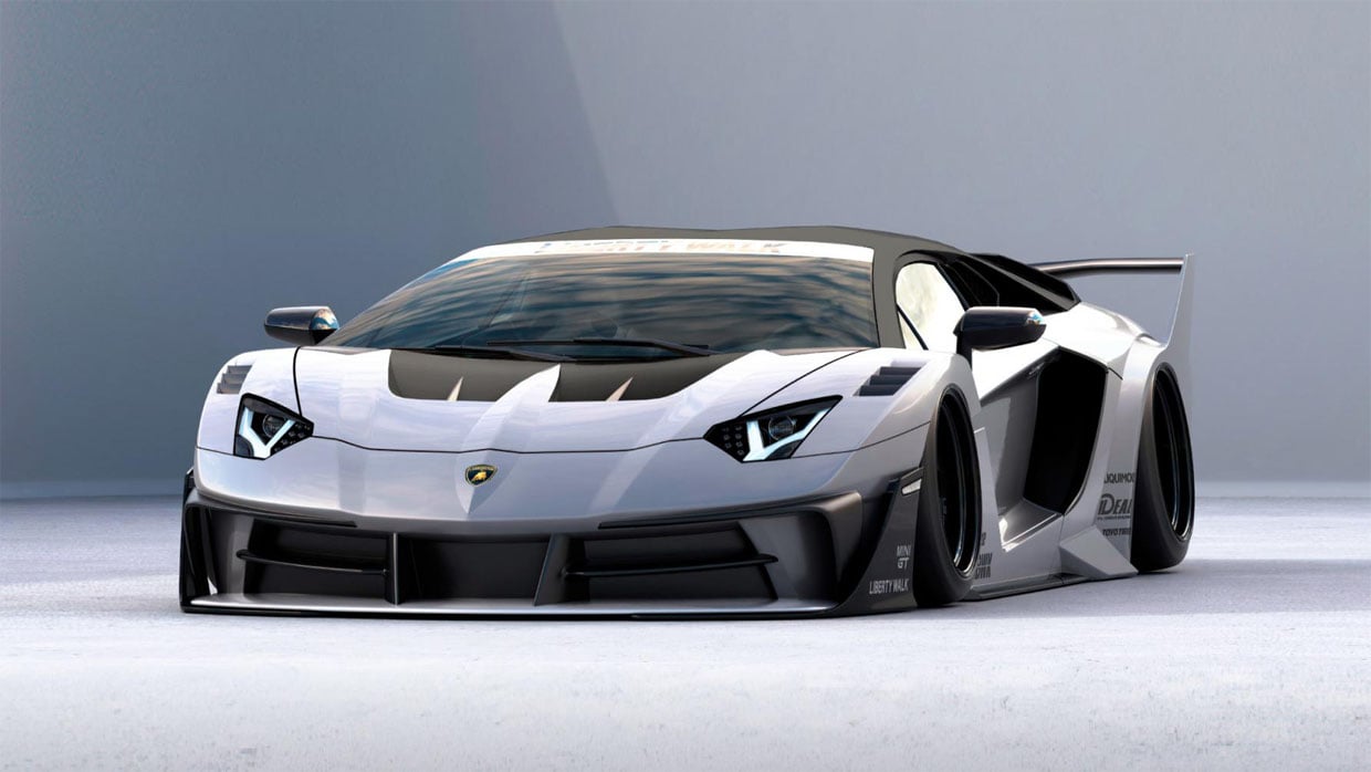 Liberty Walk Lamborghini Aventador Silhouette Works GT-Evo Body Kit Costs More than a Porsche