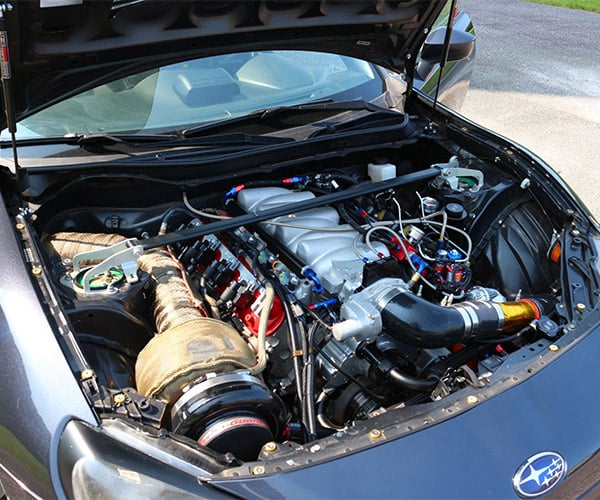 This Turbo V8-Powered Subaru BRZ is Too Much for the Dyno