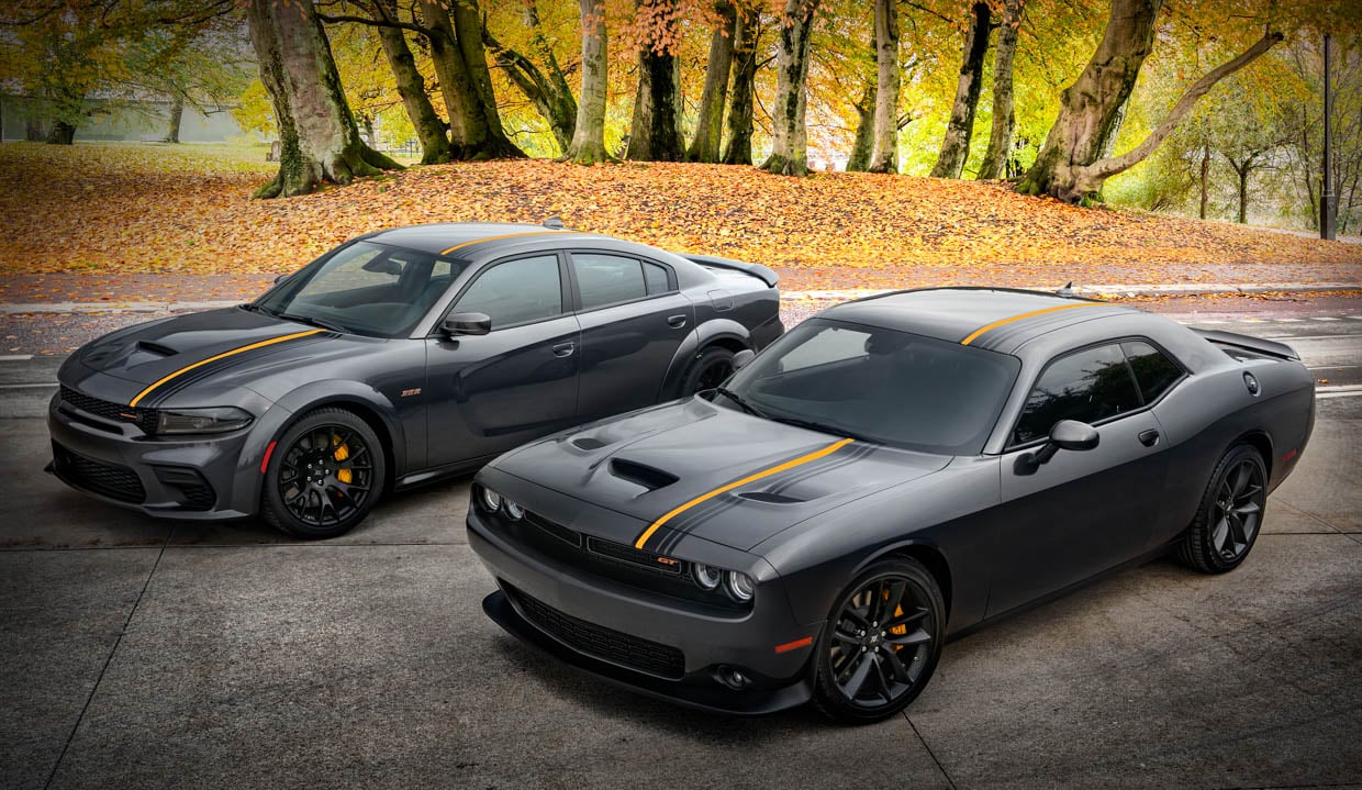2022 Dodge Charger + Challenger Get Orange and Black Just in Time for Halloween
