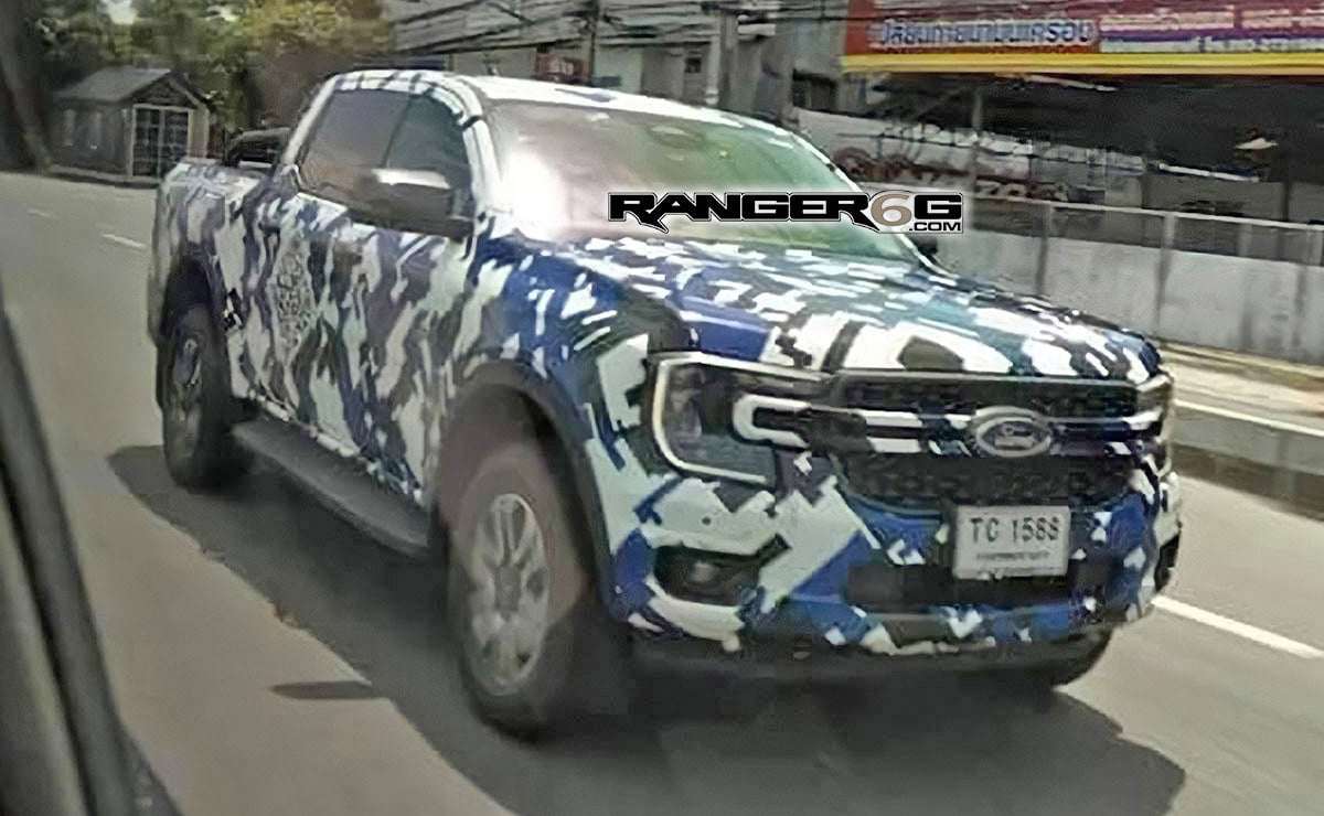 2023 Ford Ranger Caught Wearing Camo