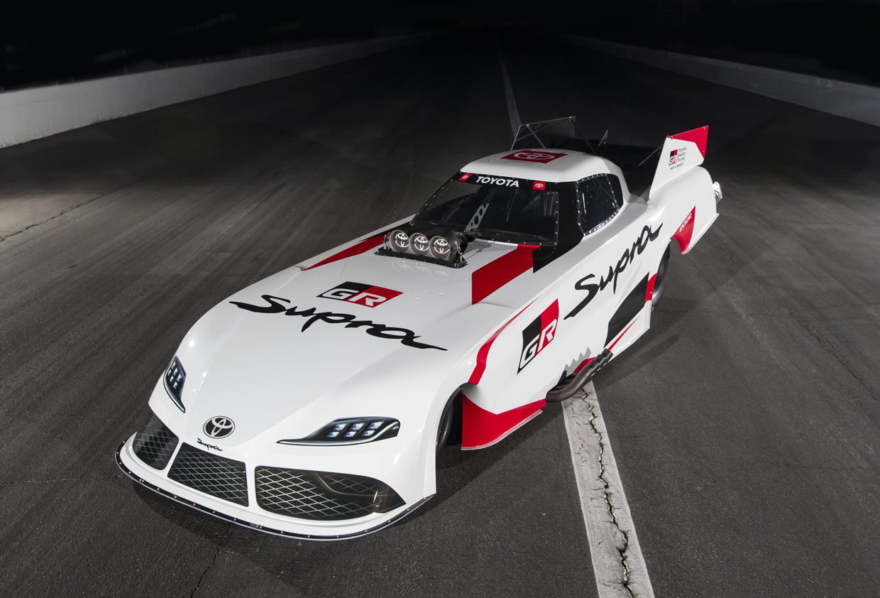 Toyota Reveals GR Supra NHRA Funny Car