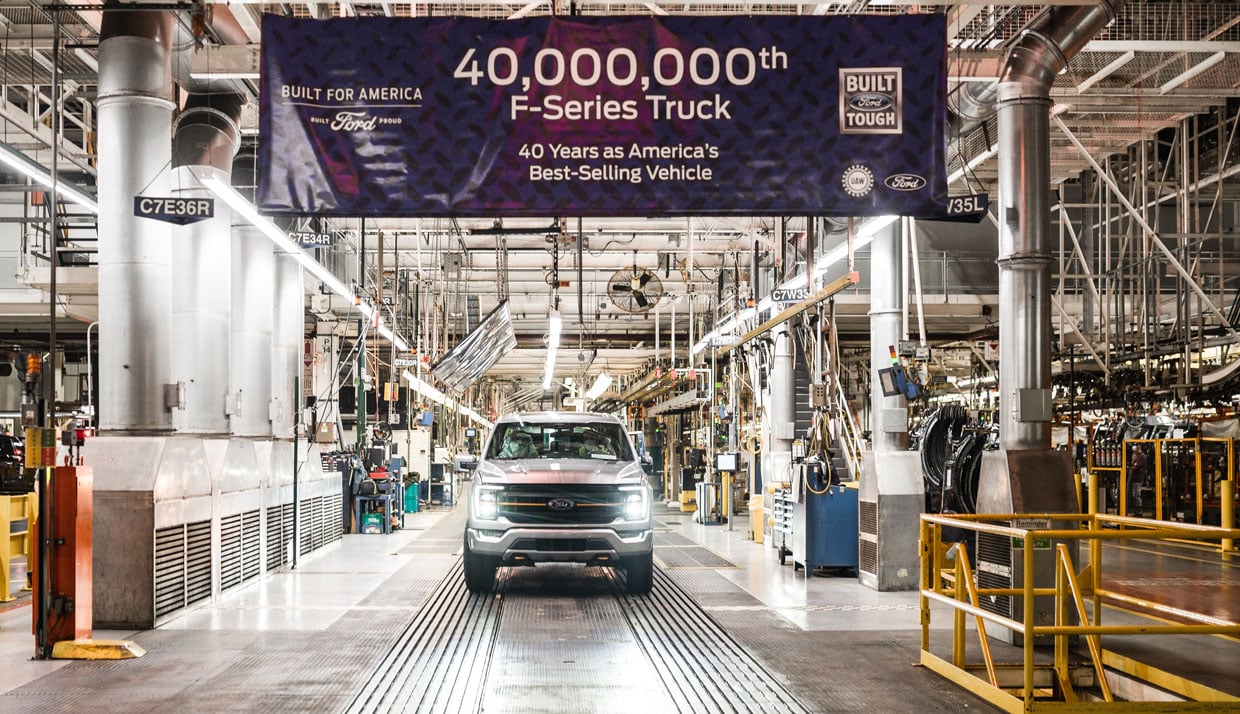 40 Millionth Ford F-150 Rolls Off the Assembly Line