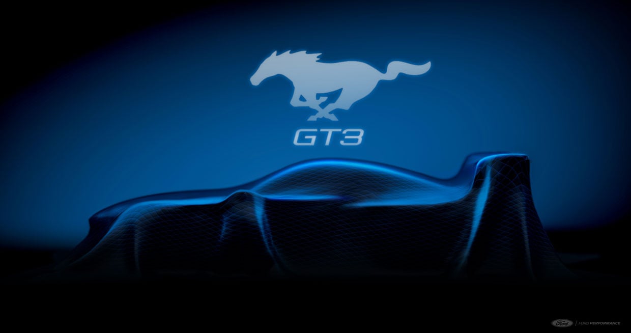 Ford Returns to Factory Racing with the Mustang GT3 Race Car
