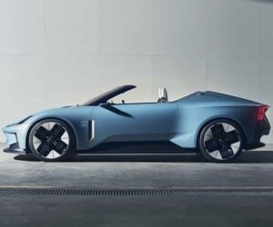 Polestar O₂ Concept is an Electric Roadster with a Drone