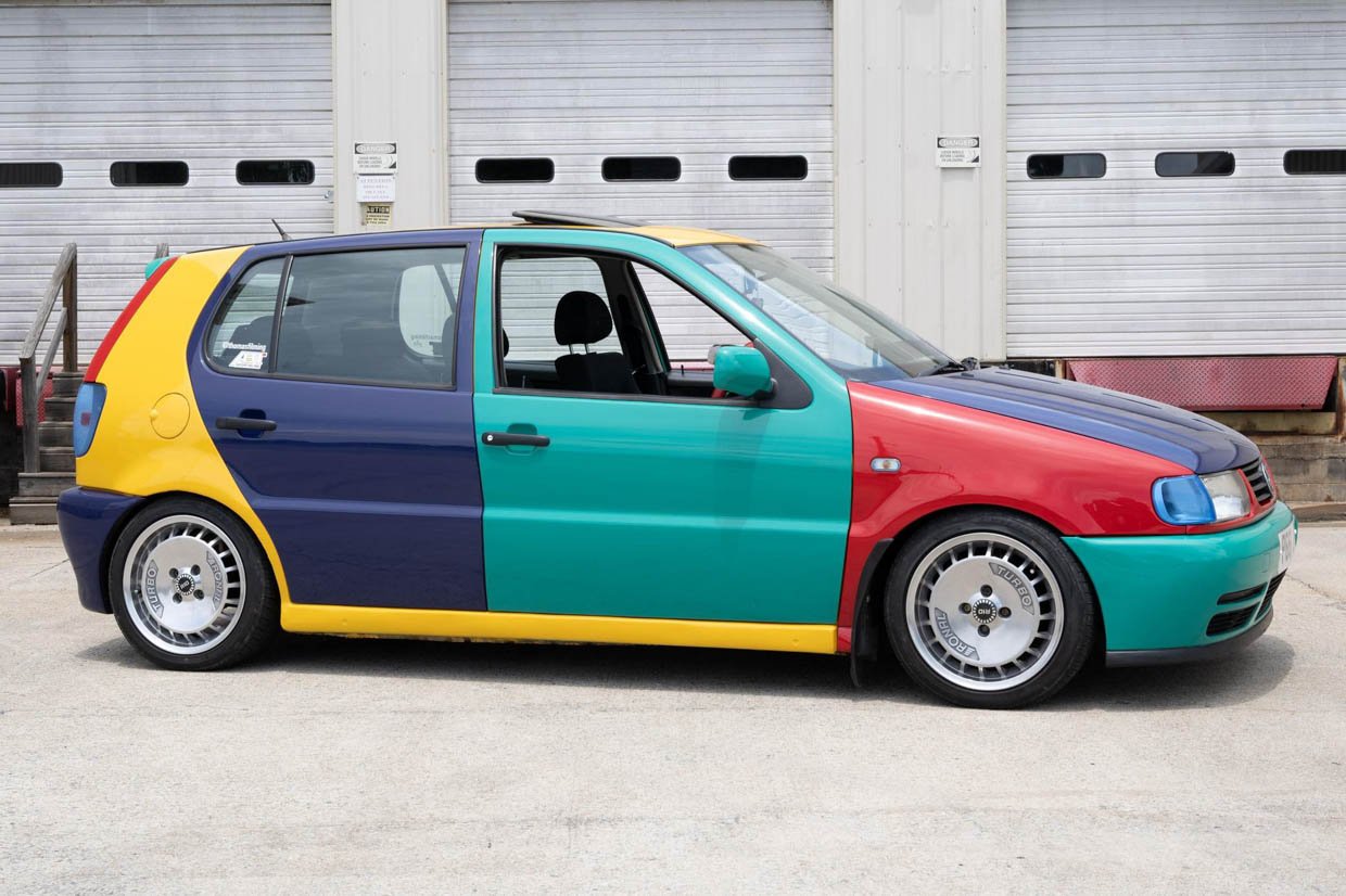 This 1996 VW Polo Harlequin Is 90s Fashion on Wheels