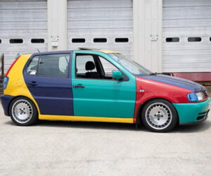 This 1996 VW Polo Harlequin Is ’90s Fashion on Wheels