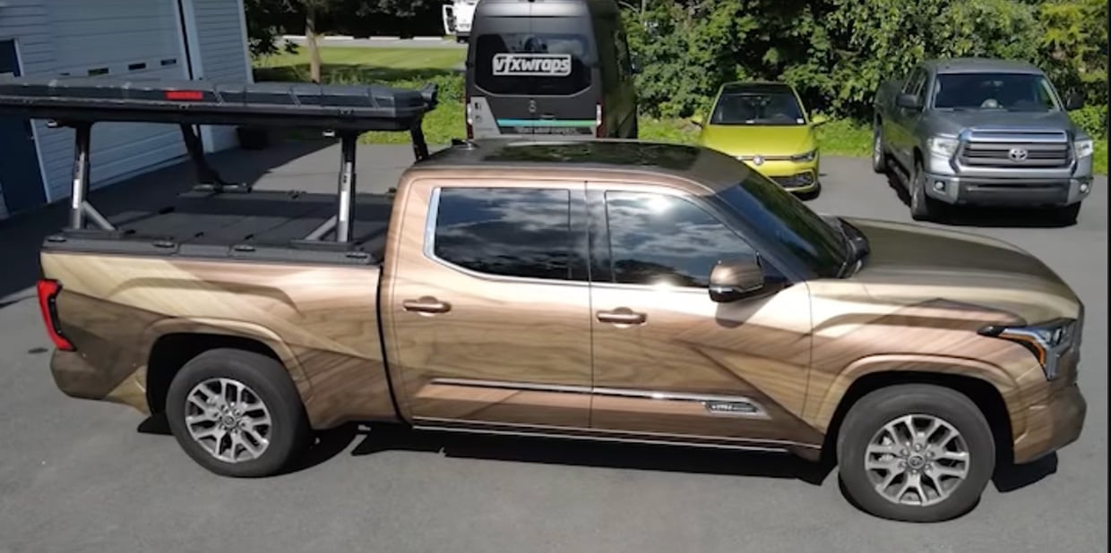 Toyota Tundra 1794 Goes Full Woodgrain