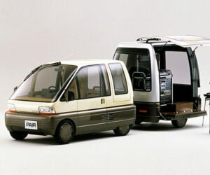 The Mazda Pair Concept Was the Cutest Van and Trailer Combo