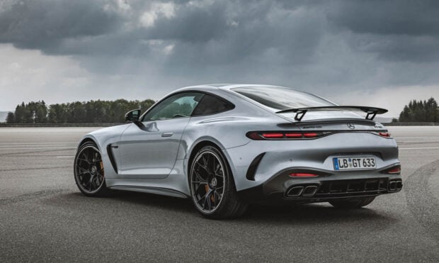 2024 Mercedes-AMG GT Coupe Rear 3/4 View