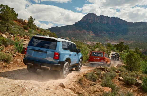 2024 Land Cruiser Heritage Blue Rear