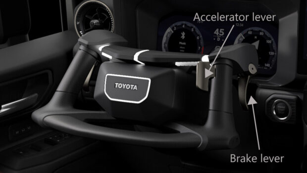 Toyota Neo Steer Steering Wheel Concept