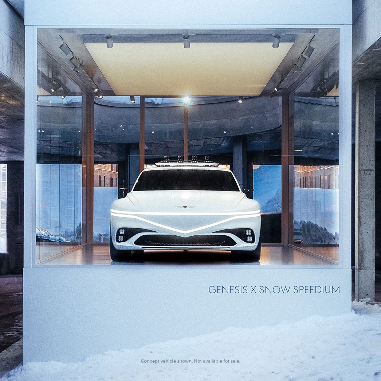 Genesis X Snow Speedium Concept Front View