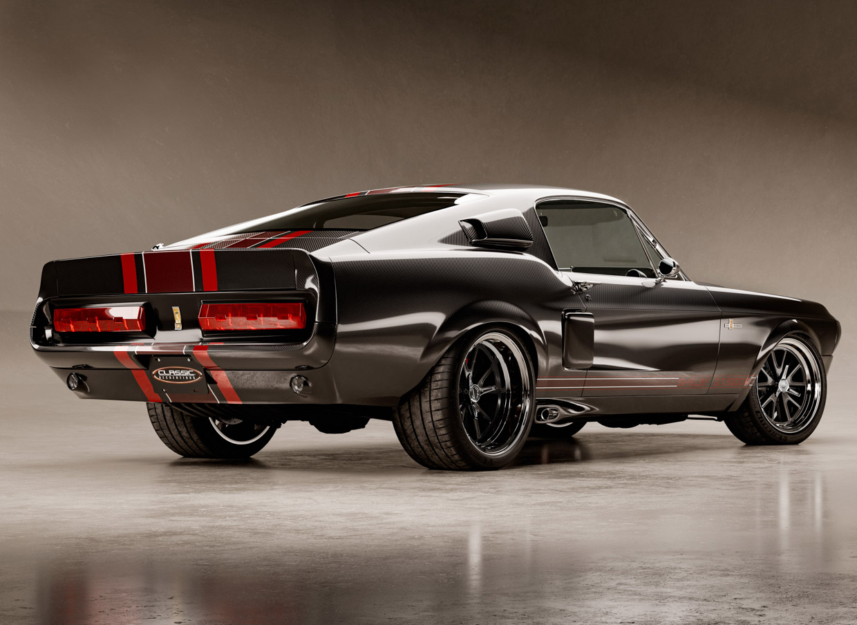 Classic Recreations Shelby GT500CR Centennial Edition Rear 3/4 View