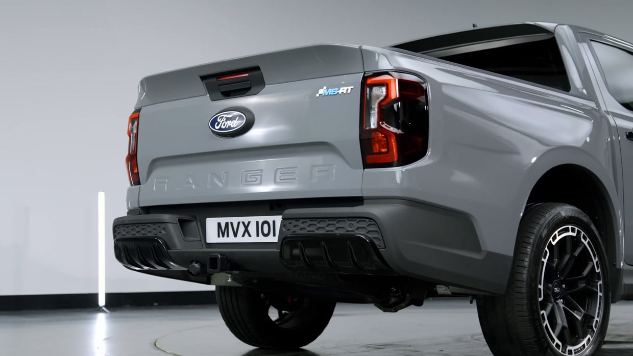 2024 Ford Ranger MS-RT Rear Spoilers and Tailgate