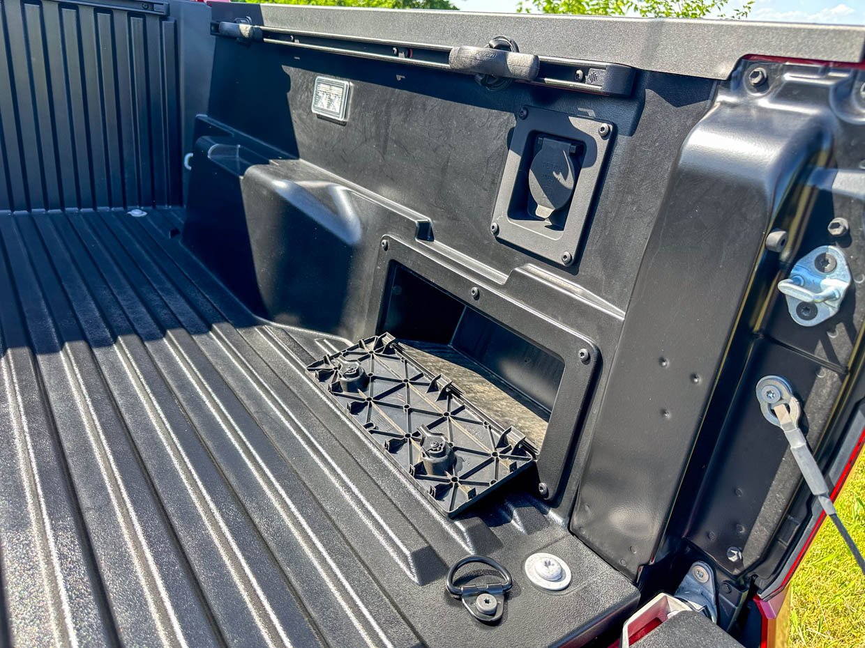 2024 Toyota Tacoma Limited Bed Storage and Outlet