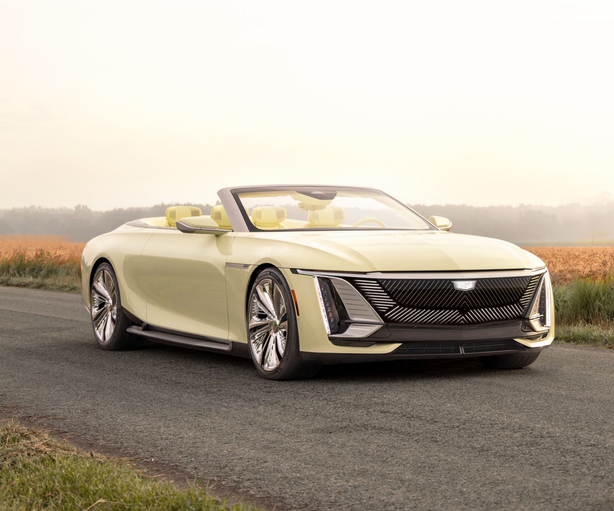 Cadillac Sollei Concept Ev: Green And Juice