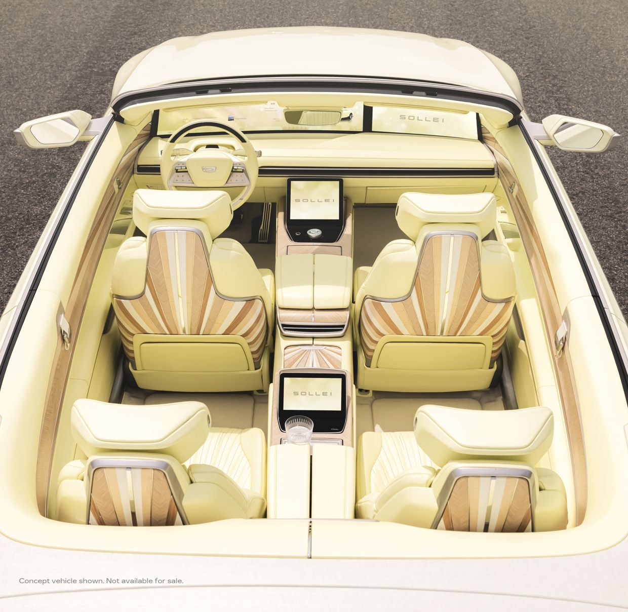Cadillac Sollei Concept EV Convertible Seats